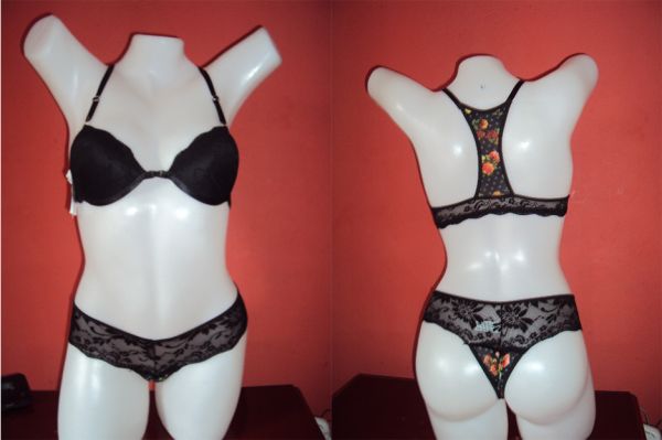 Conjunto em Lycra e Renda