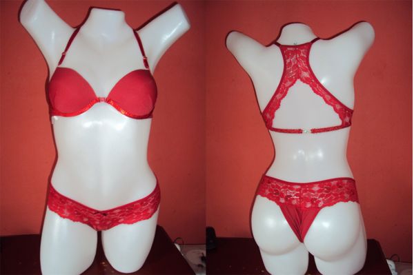 Conjunto em Lycra e Renda