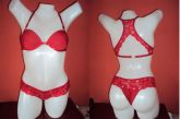 Conjunto em Lycra e Renda